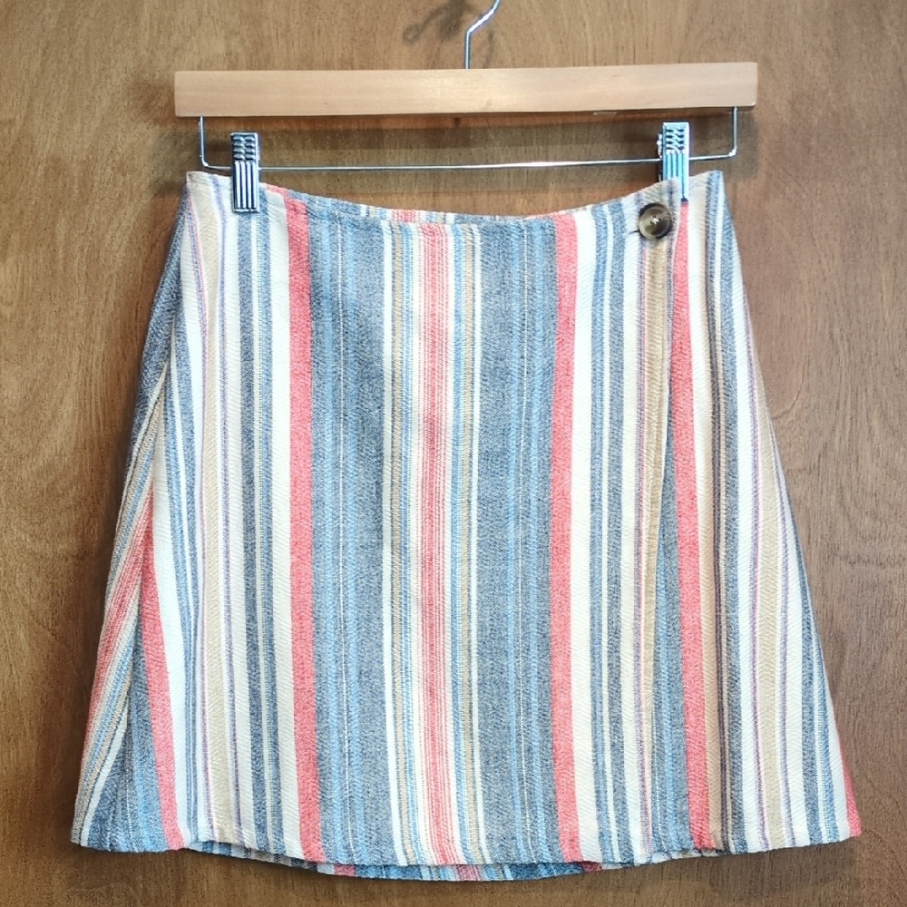 Porridge Wrap Mini Skirt Size S From Anthropologie - Picture 3 of 10
